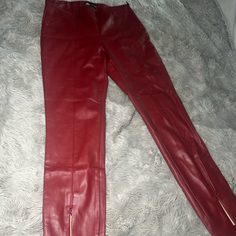 ZARA  leather pants